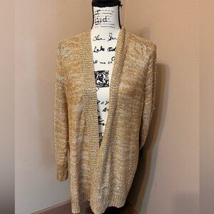 White Stag gold cream cardigan sweater. Size XL (16-18)